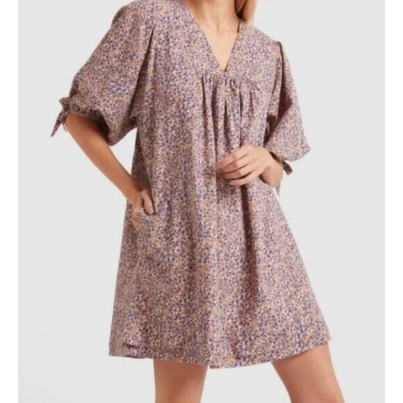 Mirth L Belem Dress in coastal coral - Picture 2 of 10